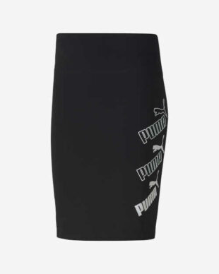 Športová krátka sukňa Puma v čierno-bielej kombinácii