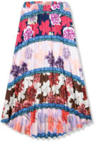Dámska kvetovaná moderná sukňa v komfortnej maxi dĺžke