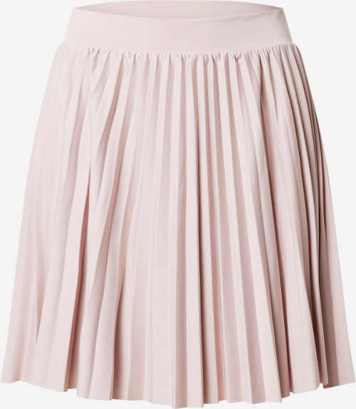 Ružová krátka skladaná sukňa