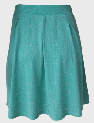 Ľahká a jednoduchá letná sukňa s elastickým pásom