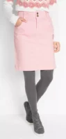 Jarná elastická manšestrová sukňa