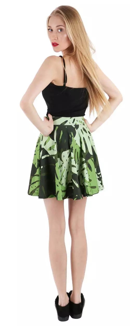 Zelená sukňa s tielkom