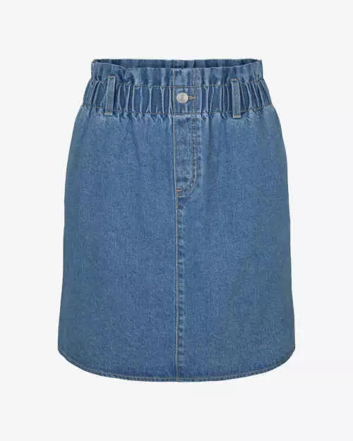 Krátka džínsová sukňa z elastického materiálu