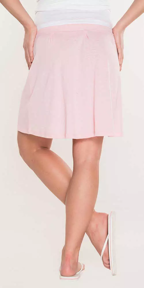 Ružová letná krátka sukňa SAM 73
